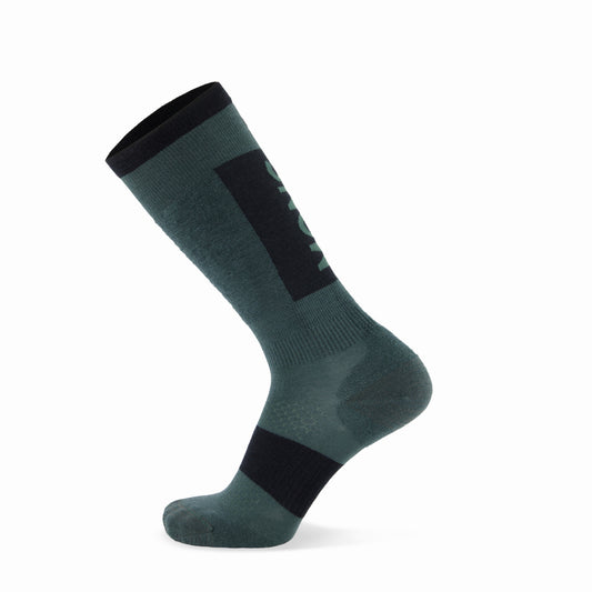 Mons Royale - Unisex Atlas Merino Snow Sock - Burnt Sage