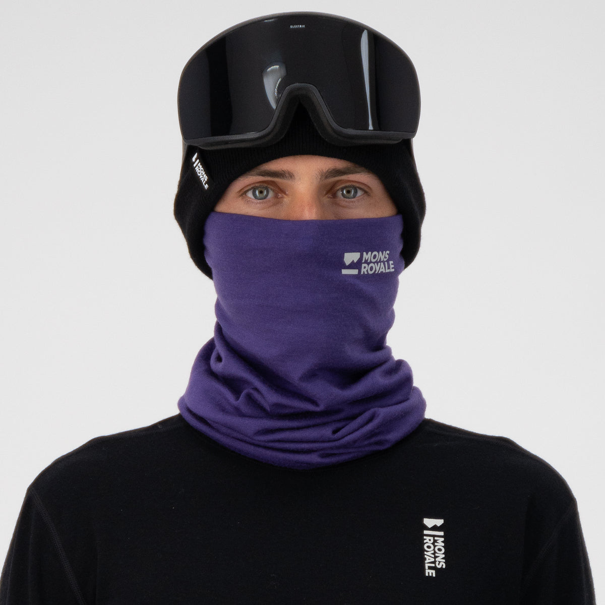 Mons Royale - Unisex Double Up Neckwarmer - Violet