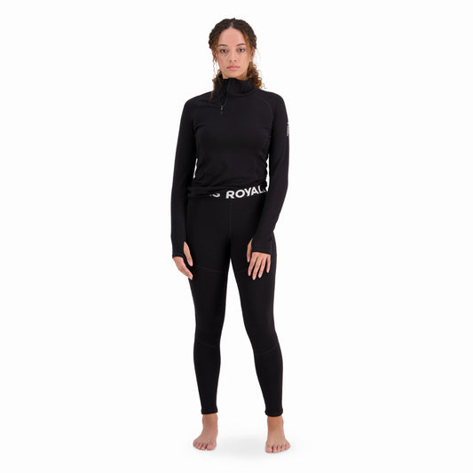 Mons Royale - Women's Olympus Half Zip - Black