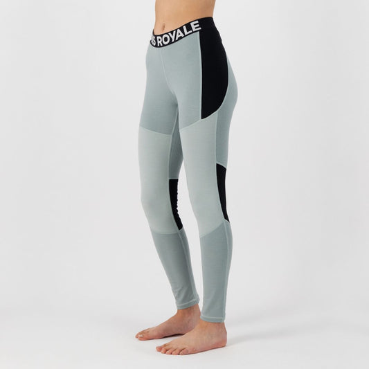 Mons Royale - Women's Olympus Legging - Glacier/Dew/Black