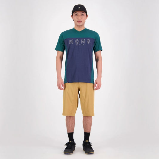 Mons Royale - Men's Redwood Enduro VT - Evergreen / Midnight