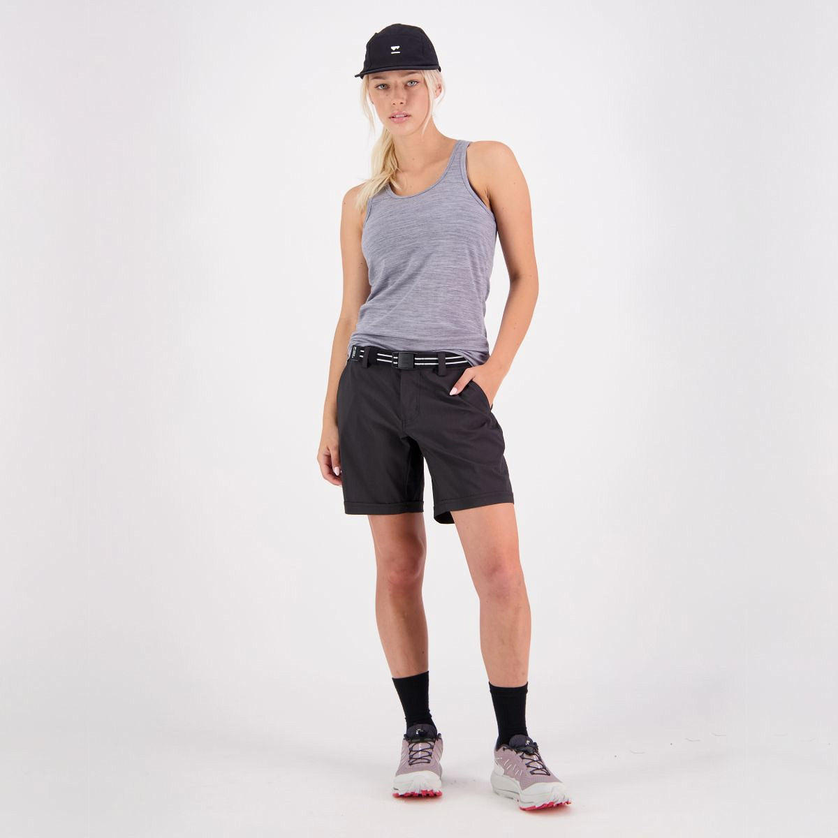 Mons Royale (Sample) - Women's Icon Merino Air-Con Tank - Grey Heather