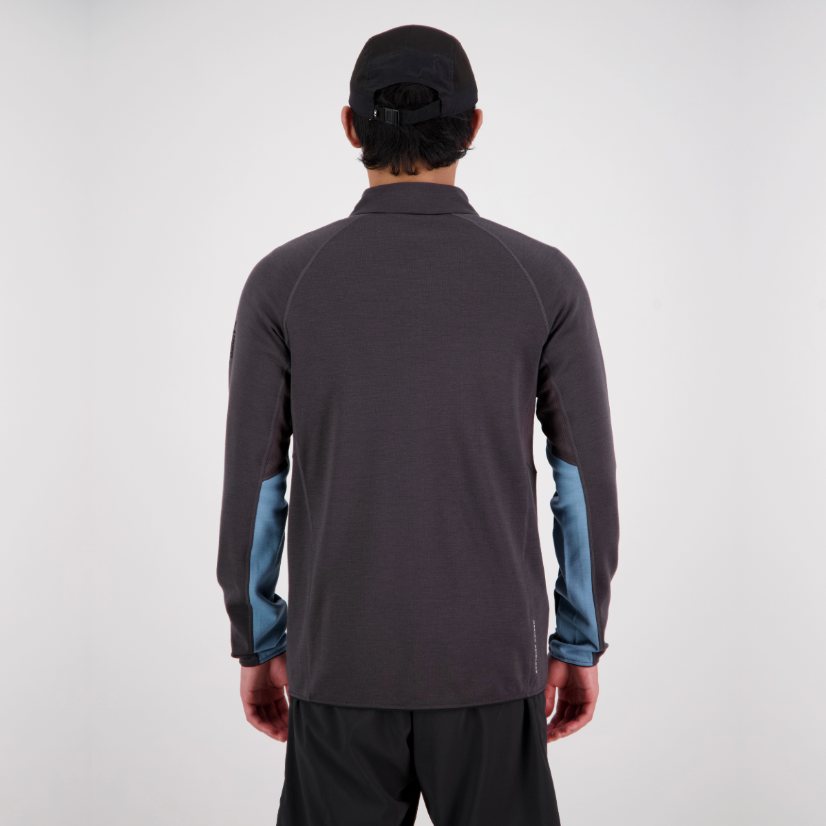 Mons Royale (Sample) - Men's Approach Merino Gridlock Jacket - Ash Blue/Shale