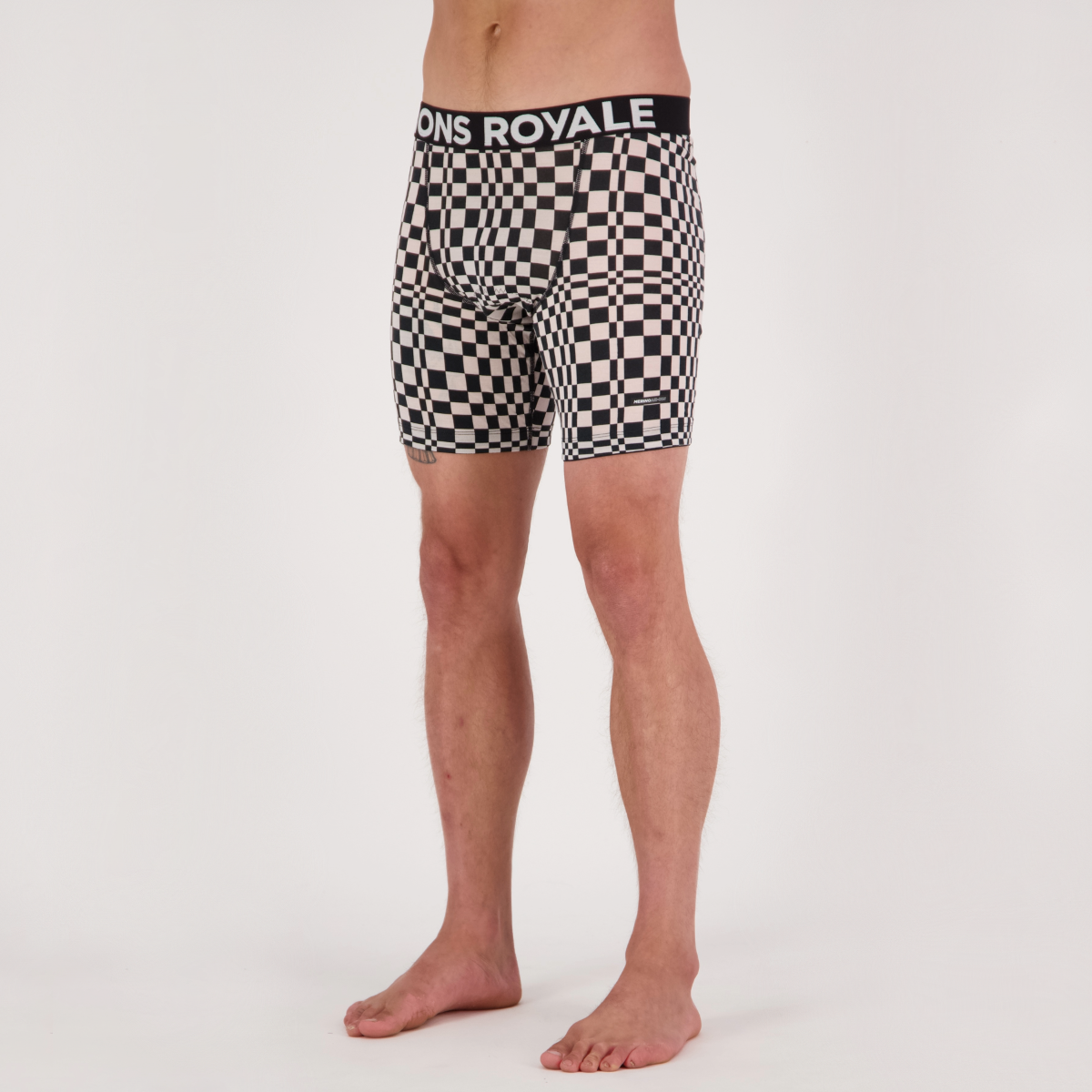 Mons Royale (Sample) - Men's Low Pro Merino Air-Con MTB Liner - Checkers