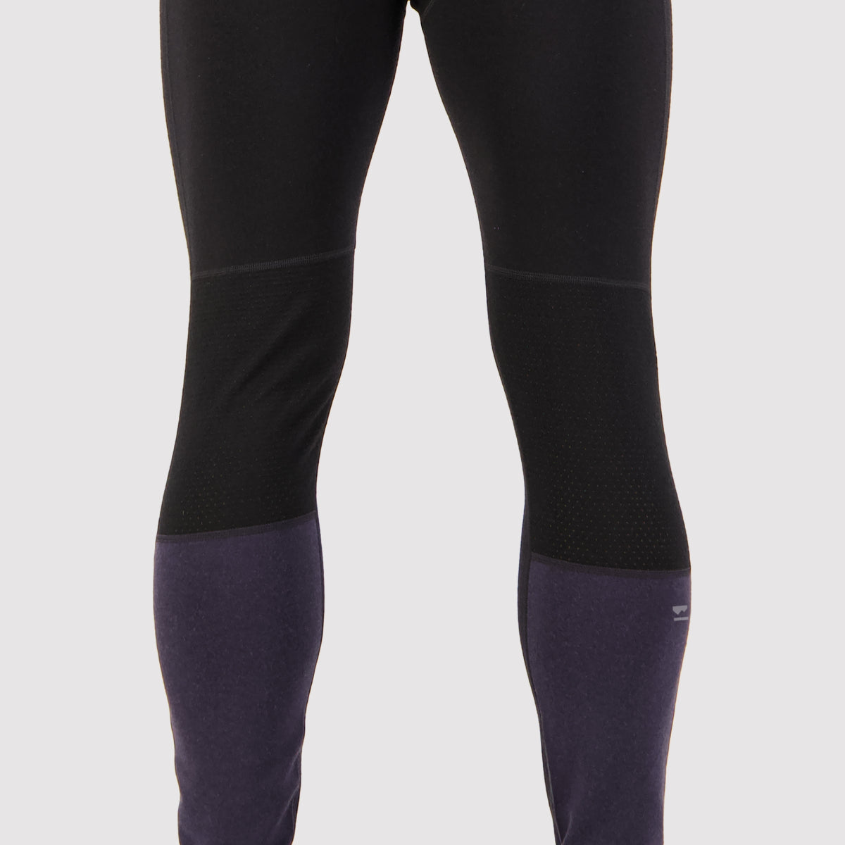 Mons Royale - Men's Olympus Merino Base Layer Legging - Black/9 Iron