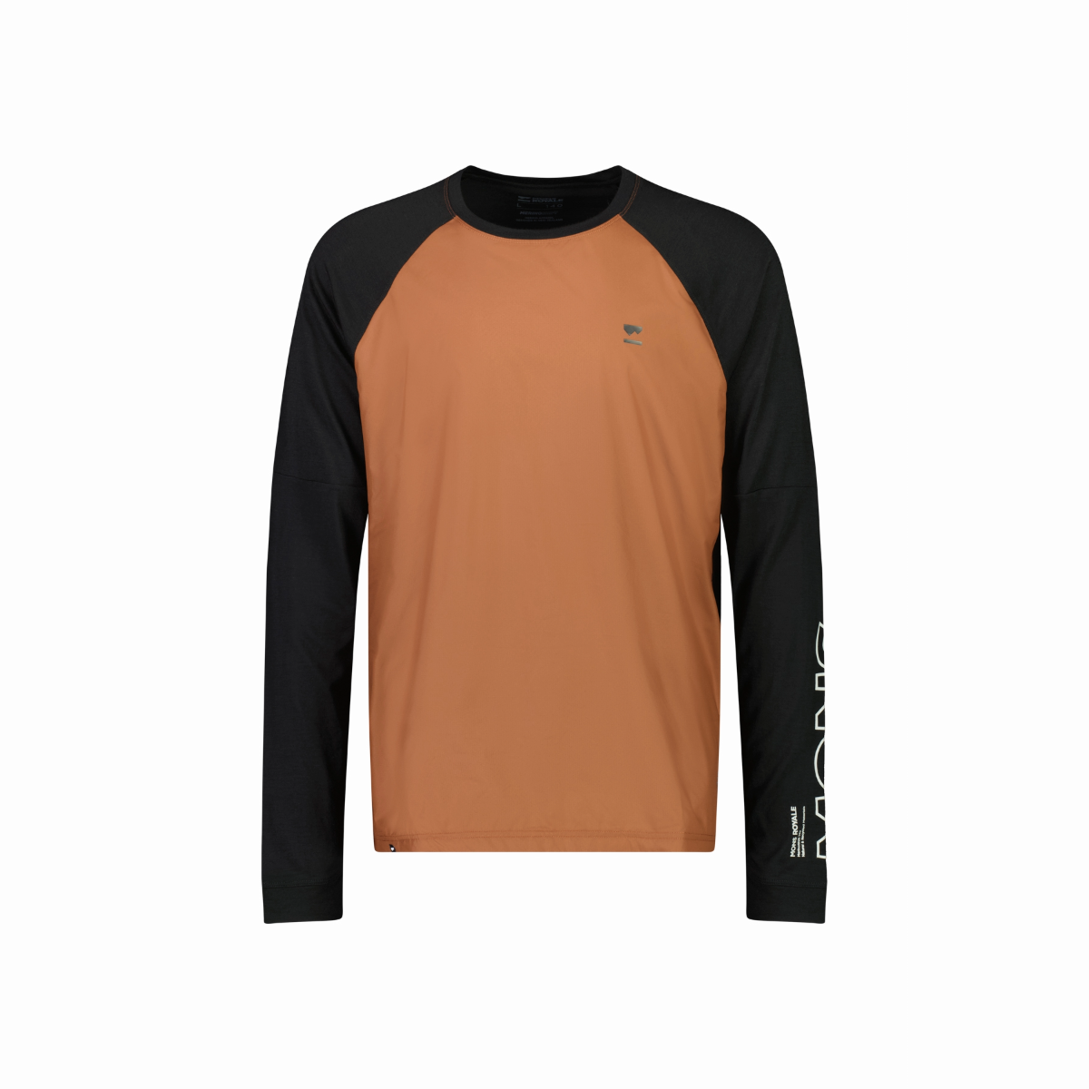 Mons Royale (Sample) - Men's Tarn Merino Shift Wind Jersey - Dark Copper/Black