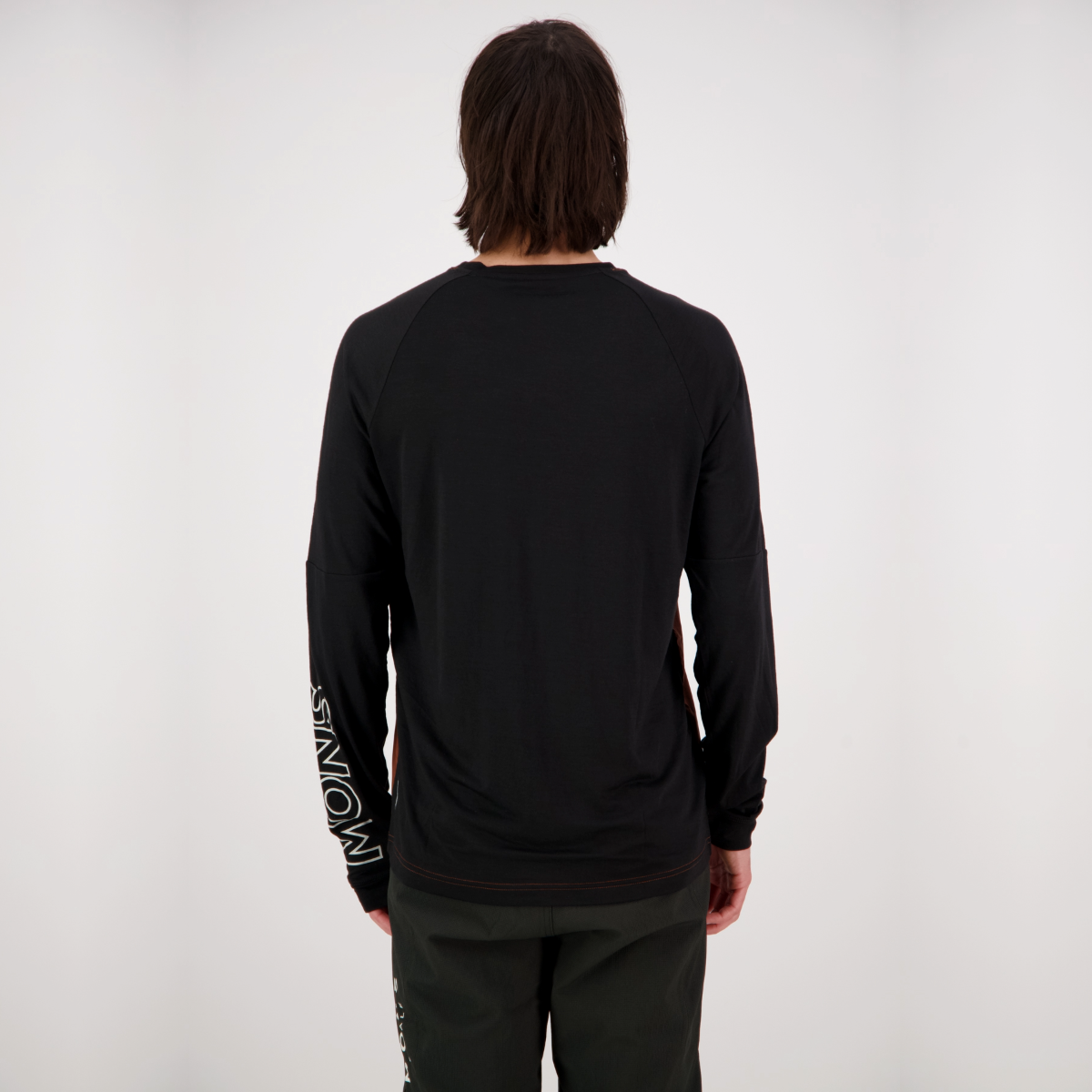 Mons Royale (Sample) - Men's Tarn Merino Shift Wind Jersey - Dark Copper/Black
