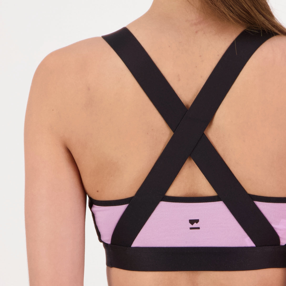 Mons Royale (Sample) - Women's Stella X-Back Bra - Orchid/Black