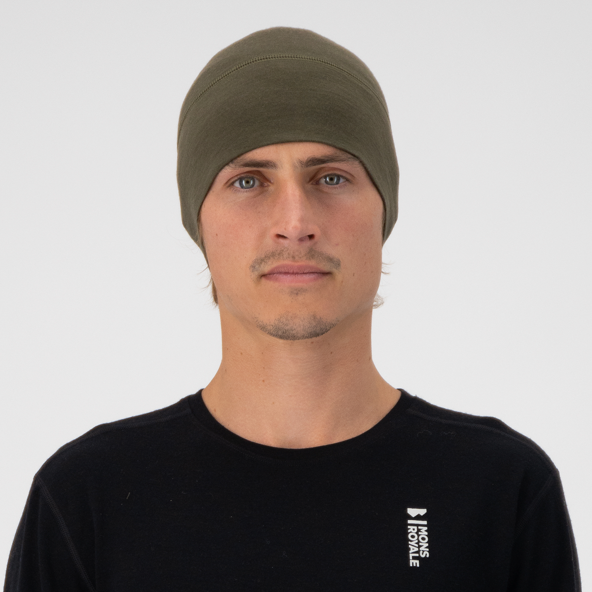 Mons Royale (Sample) - Unisex Tech Under Helmet Beanie - Dark Olive