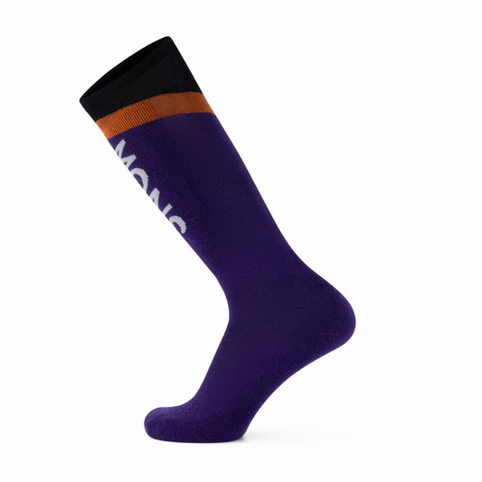 Mons Royale (Sample) - Unisex Ultra Cushion Snow Sock - Violet