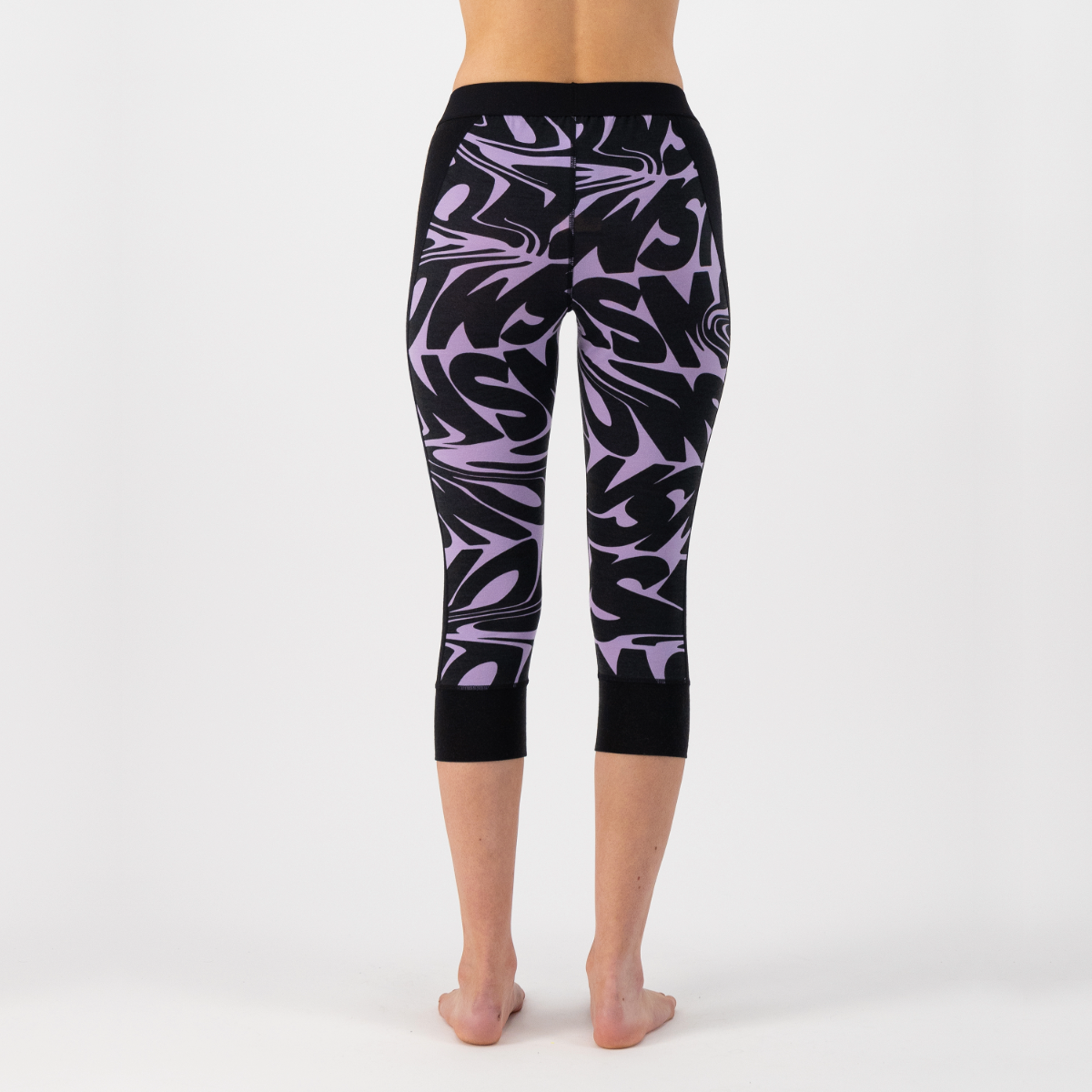 Mons Royale (Sample) - Women's Cascade Merino Flex 200 3/4 Legging - Signal Lost Lupin