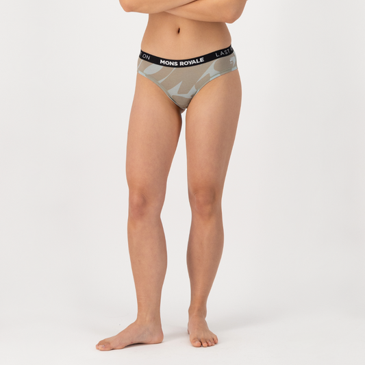 Mons Royale (Sample) - Women's FOLO Brief - Signal Lost Glacier