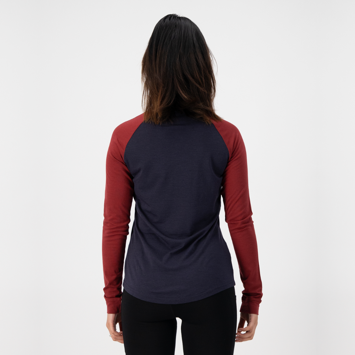 Mons Royale (Sample) - Women's Icon Raglan - Cherry/9 Iron