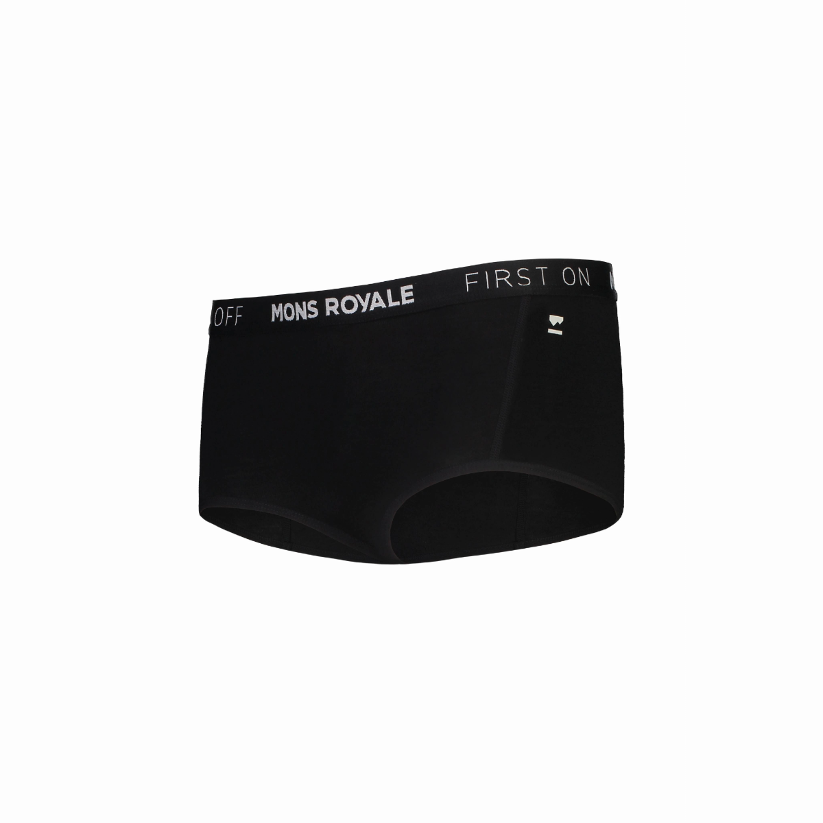 Mons Royale - Women's Sylvia Merino Boyleg - Black
