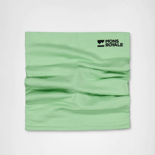 Mons Royale - Unisex Double Up Merino Neckwarmer - Matcha