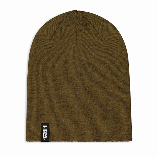 Mons Royale - Unisex McCloud Merino Beanie - Dark Olive