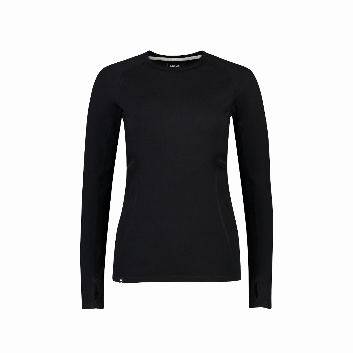 Mons Royale - Women's Olympus Merino Base Layer Long Sleeve - Black