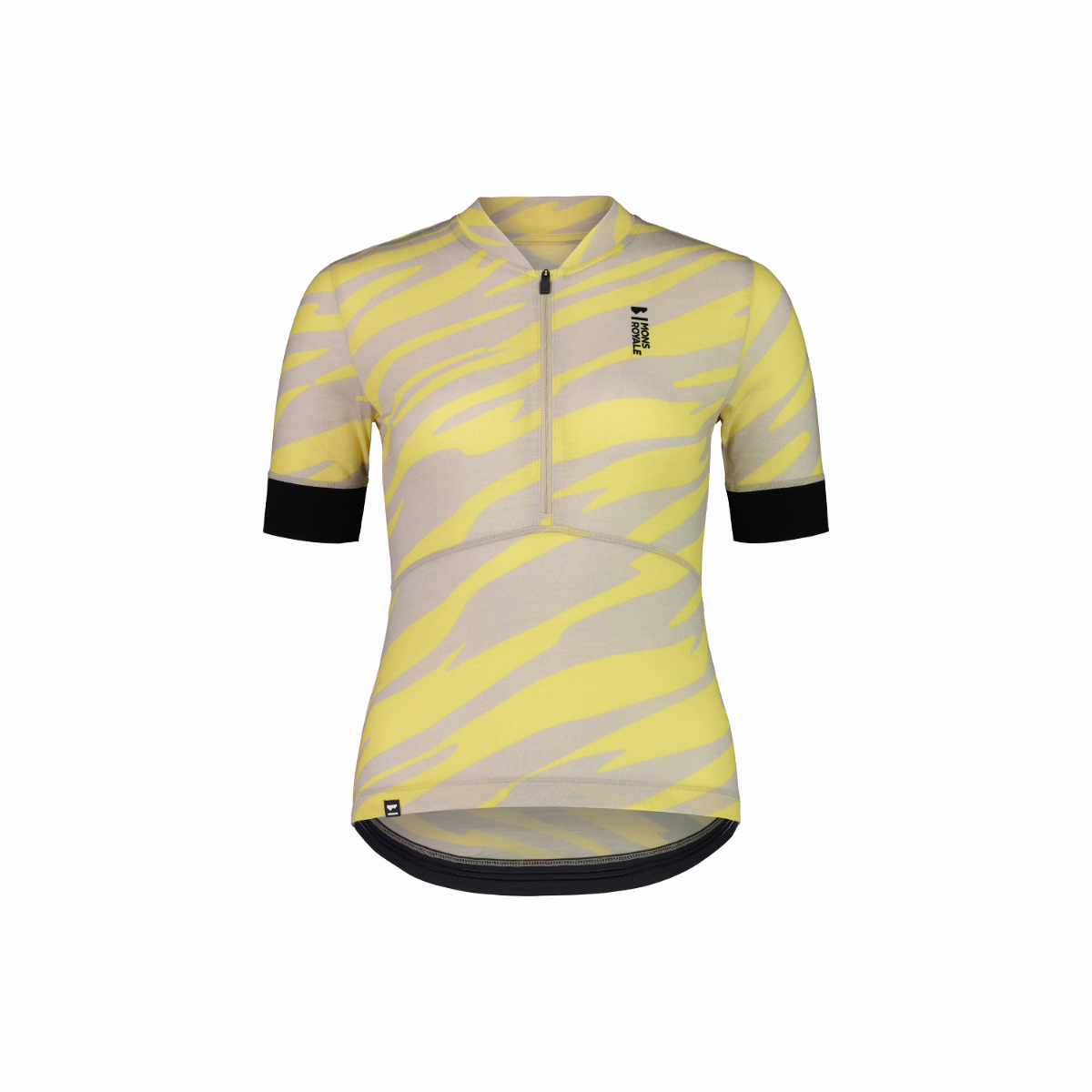 Mons Royale (Sample) - Women's Cadence Half Zip - Limelight Camo