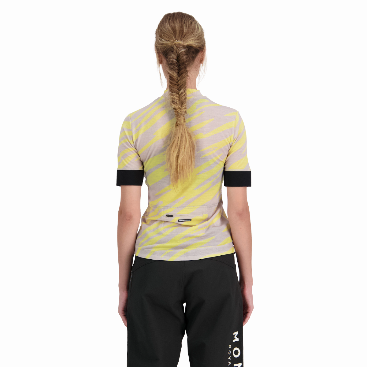 Mons Royale (Sample) - Women's Cadence Half Zip - Limelight Camo