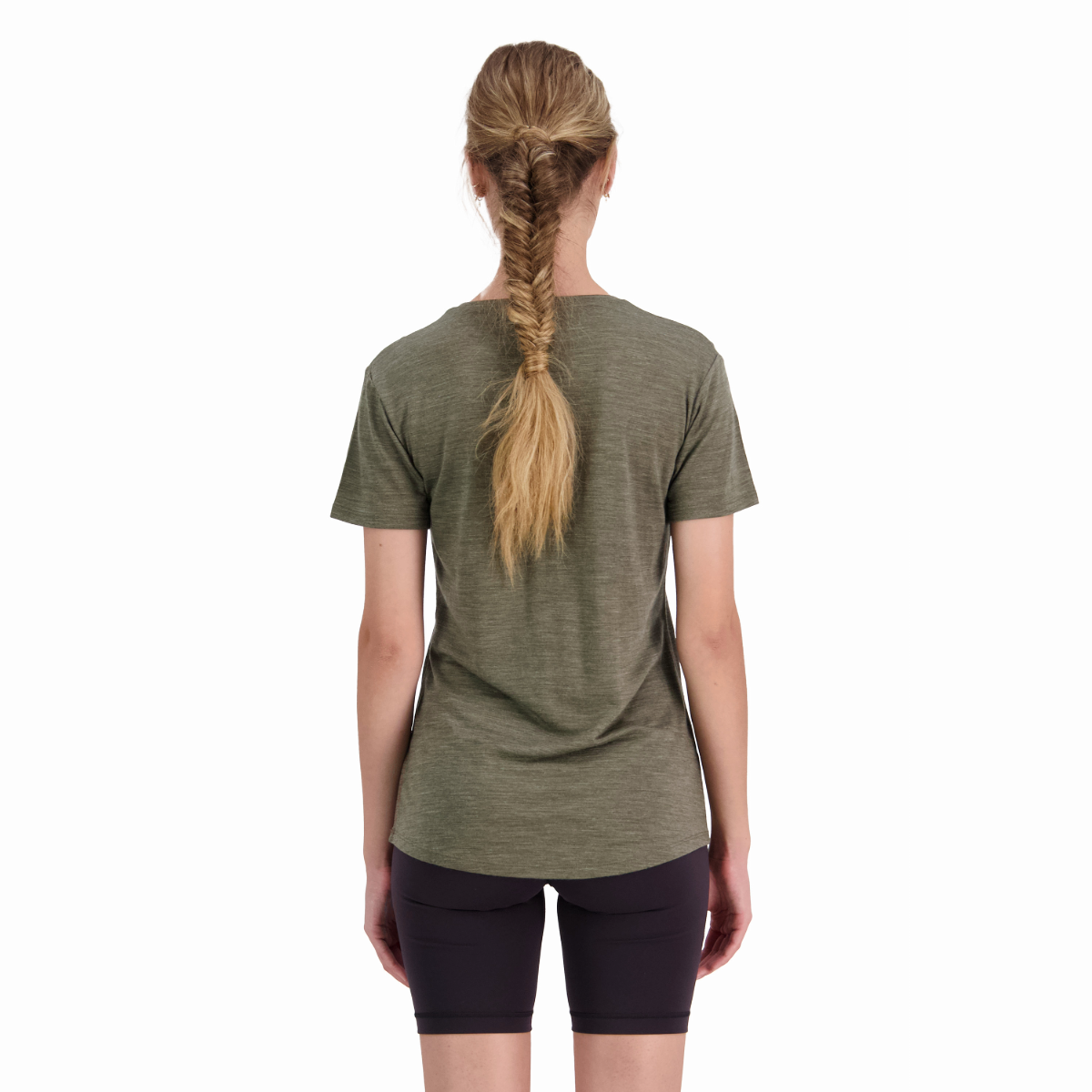 Mons Royale (Sample) - Women's Zephyr Merino Cool Tee - Olive