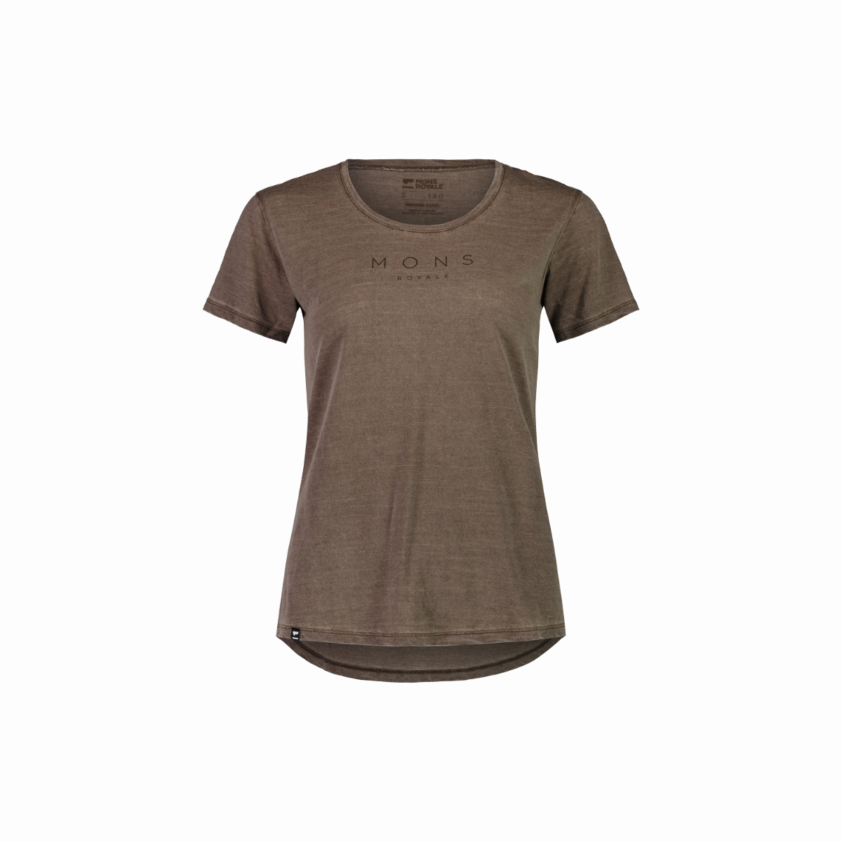 Mons Royale (Sample) - Women's Zephyr Merino Cool Tee - Walnut