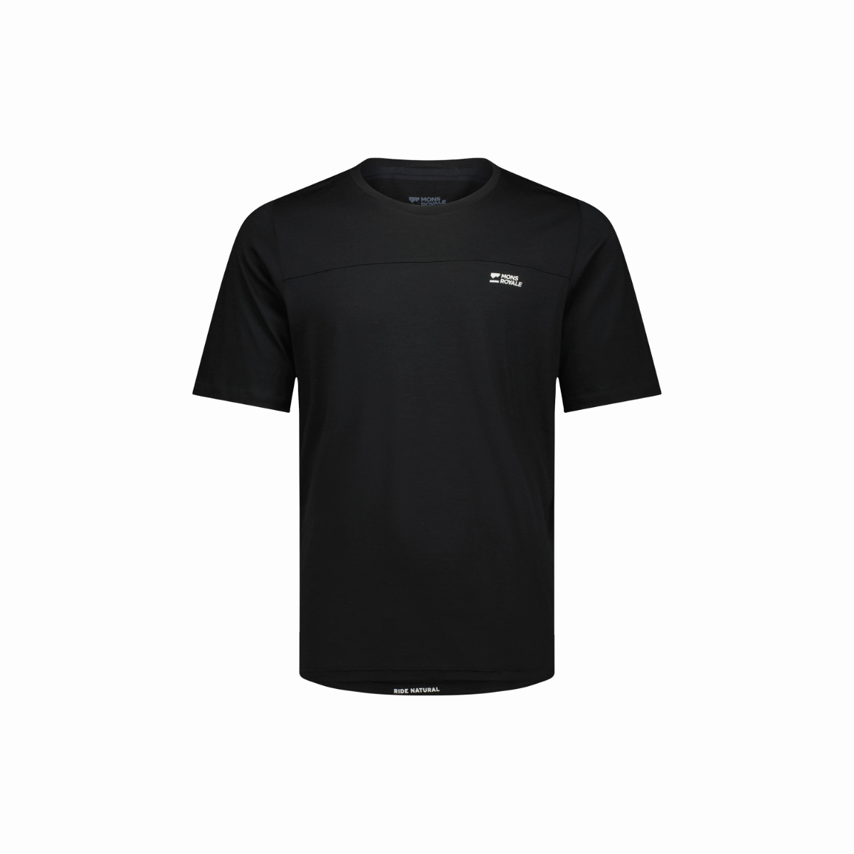 Mons Royale - Men's Diversion Merino Bike Jersey Short Sleeve - Black