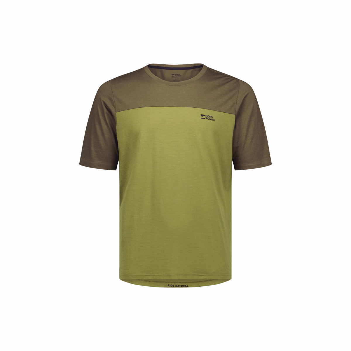 Mons Royale - Men's Diversion Merino Bike Jersey Short Sleeve - Fern/Olive