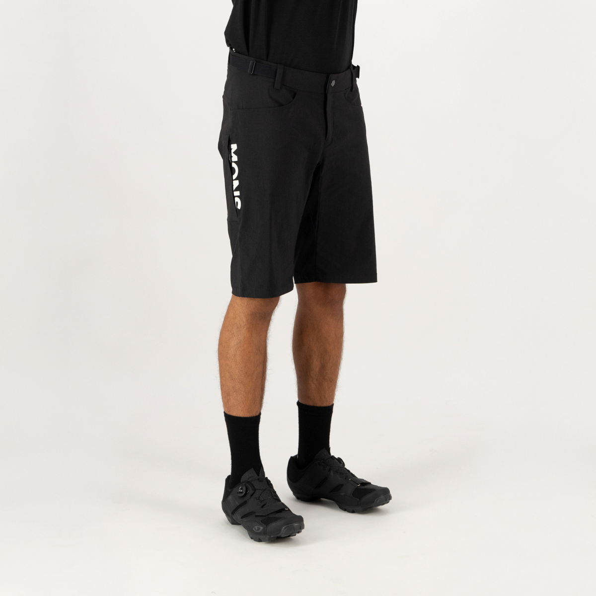 Mons Royale - Men's Diversion Merino Trail Shorts - Black
