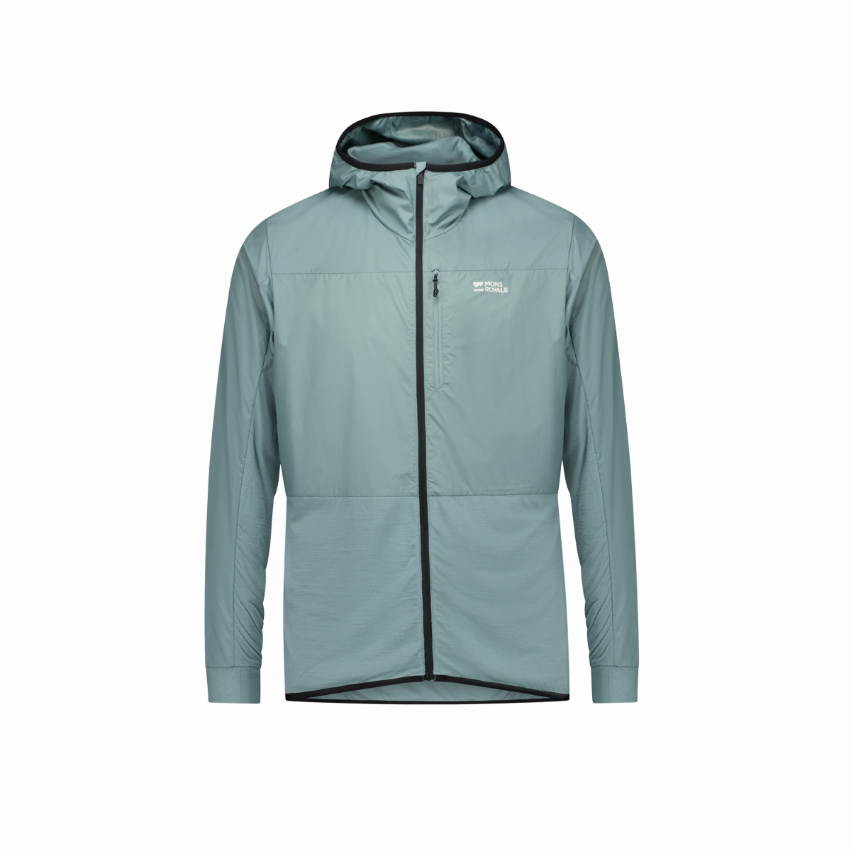 Mons Royale (Sample) - Men's Diversion Merino Wind Jacket - Desert Sage