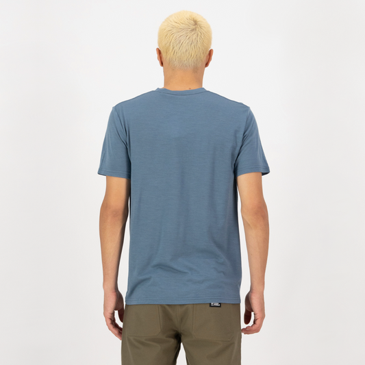 Mons Royale - Men's Icon Merino Classic T-Shirt - Goblin Blue