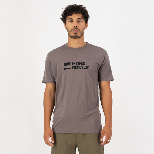 Mons Royale - Men's Icon Merino Classic T-Shirt - Iron