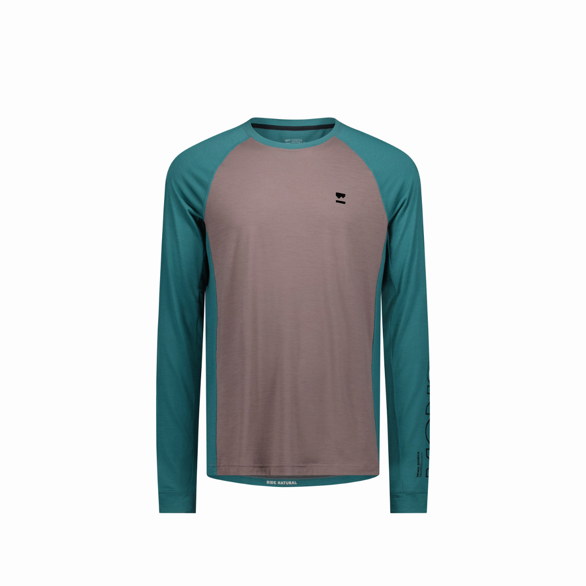 Mons Royale - Men's Tarn Merino Long Sleeve - Iron/Abyss