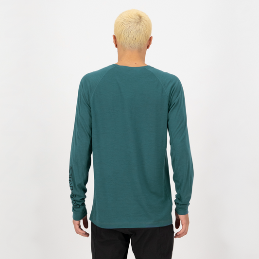Mons Royale - Men's Tarn Merino Long Sleeve - Iron/Abyss