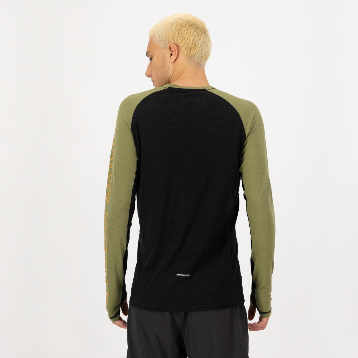 Mons Royale (Sample) - Men's Temple Tech LS - Fern/Black