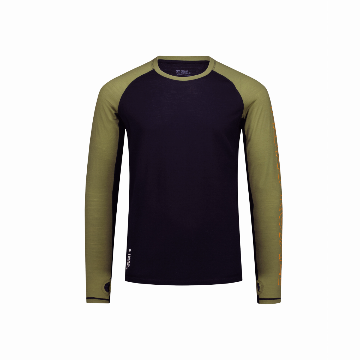 Mons Royale (Sample) - Men's Temple Tech LS - Fern/Black