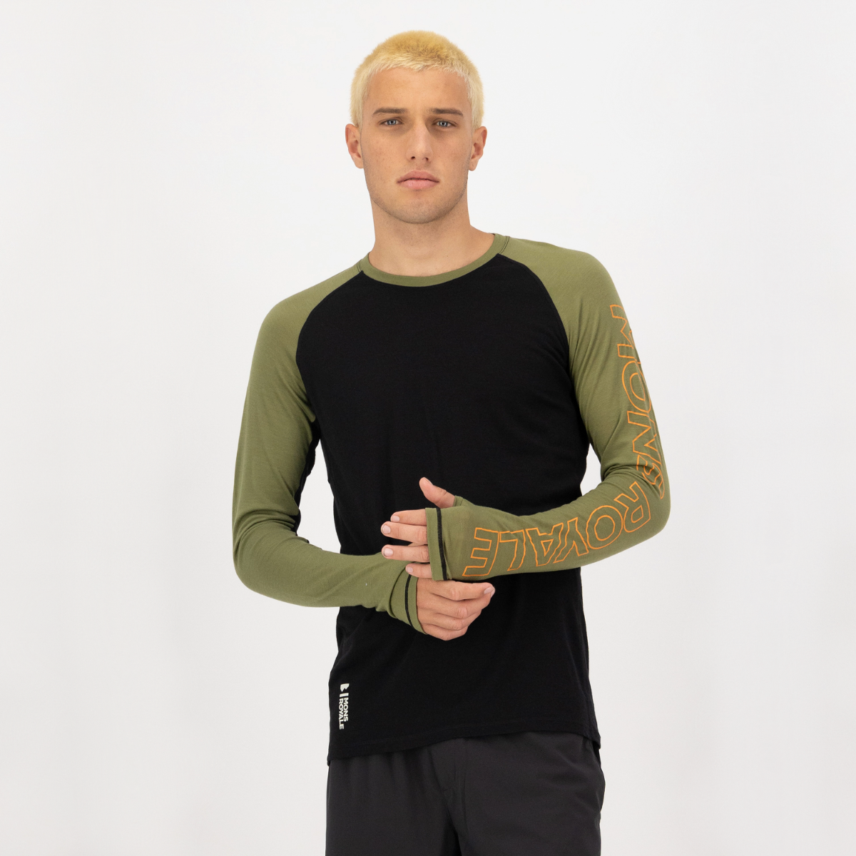 Mons Royale (Sample) - Men's Temple Tech LS - Fern/Black