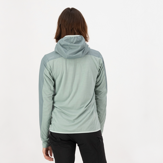 Mons Royale - Women's Diversion Merino Wind Jacket - Dew/Desert Sage