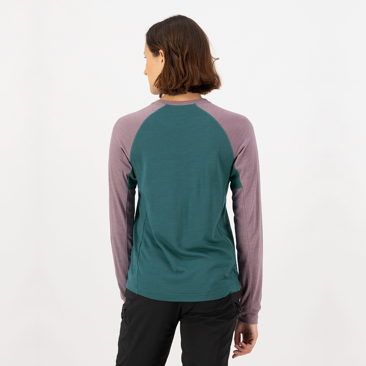 Mons Royale - Women's Tarn Merino Long Sleeve - Abyss/Mauve