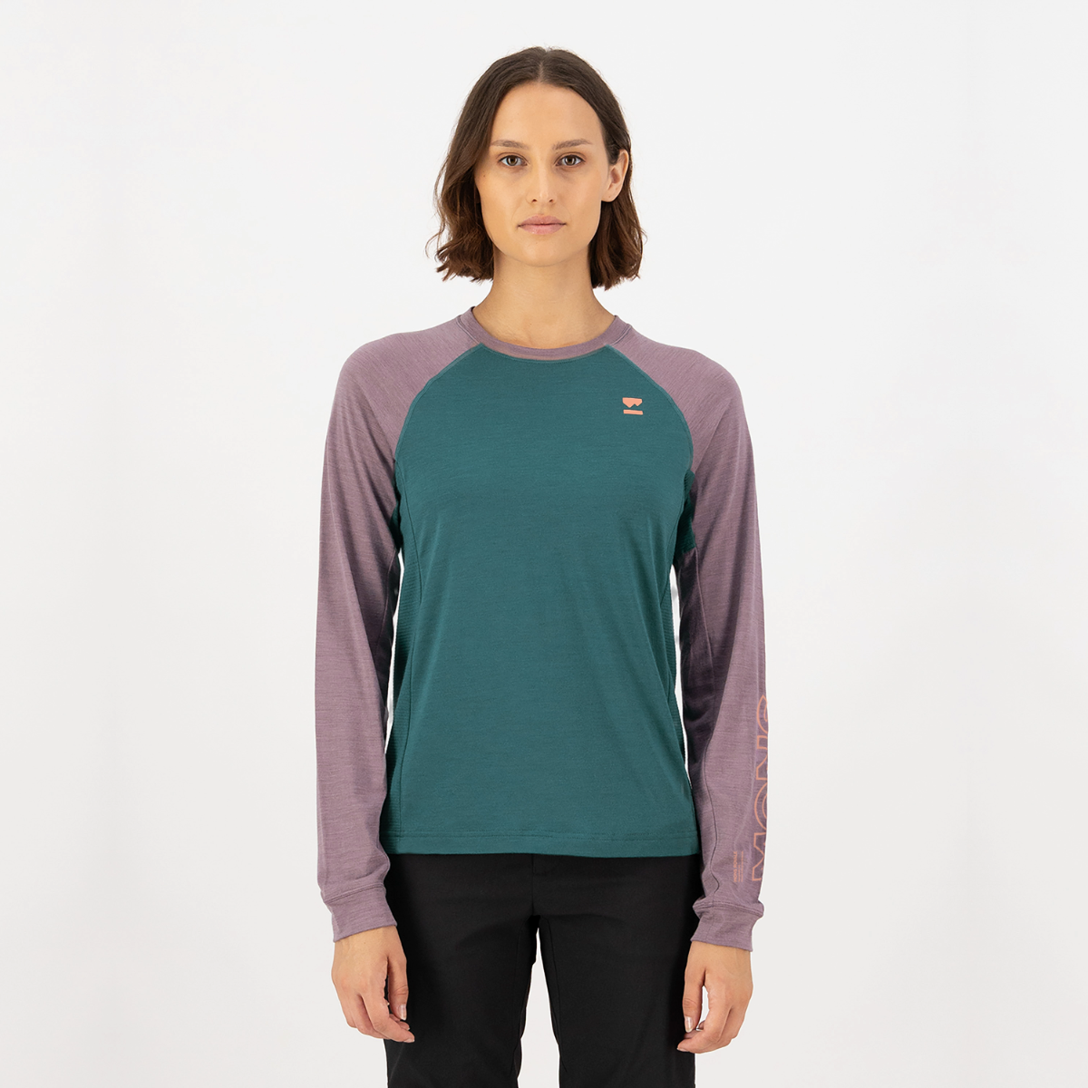 Mons Royale - Women's Tarn Merino Long Sleeve - Abyss/Mauve