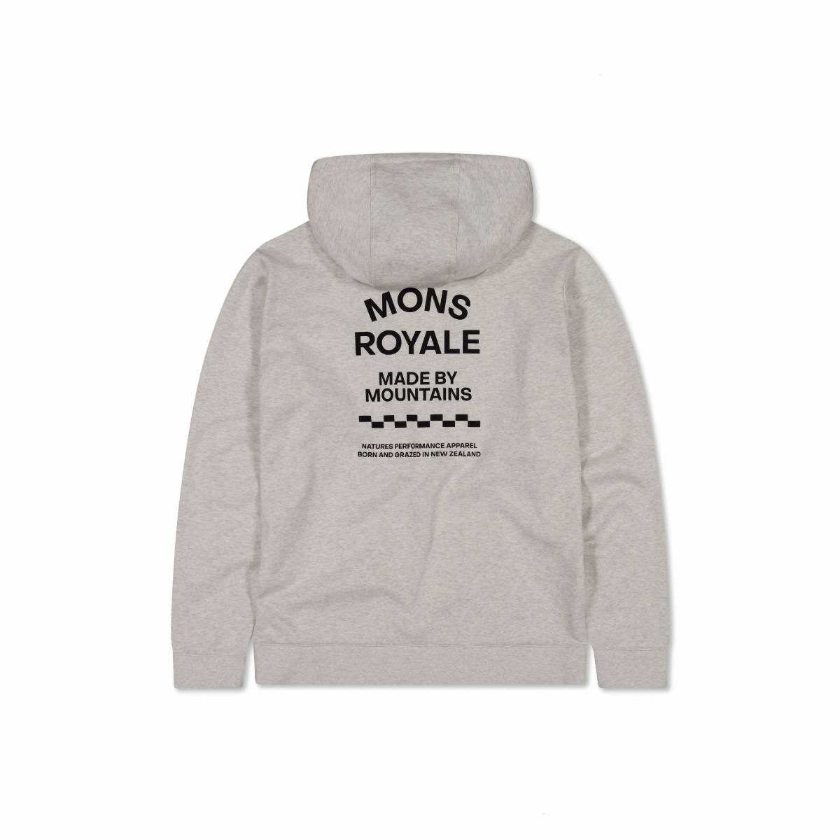 Mons Royale (Sample) - Men's Inversion Merino Hoodie - Light Grey Heather