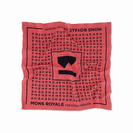 Mons Royale (Sample) - Unisex Renegade Merino Bike Bandana - Watermelon