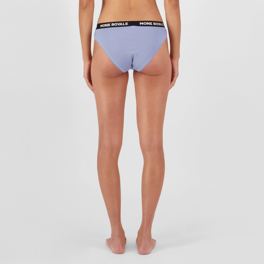 Mons Royale (Sample) - Women's Folo Merino Briefs - Skyline