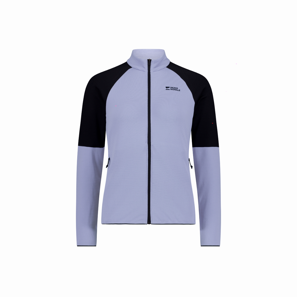 Mons Royale (Sample) - Women's Quad Merino Fleece Jacket - Skyline/Black