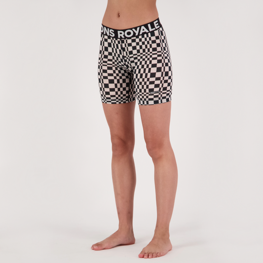 Mons Royale (Sample) - Women's Low Pro Merino Air-Con MTB Liner - Checkers