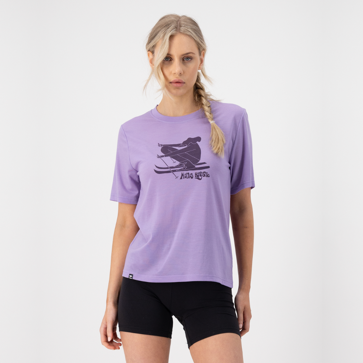 Mons Royale (Sample) - Women's Icon Relaxed Tee - Lupin