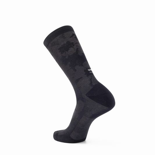 Mons Royale - Unisex Atlas Merino Crew Sock (Plaited) - Black
