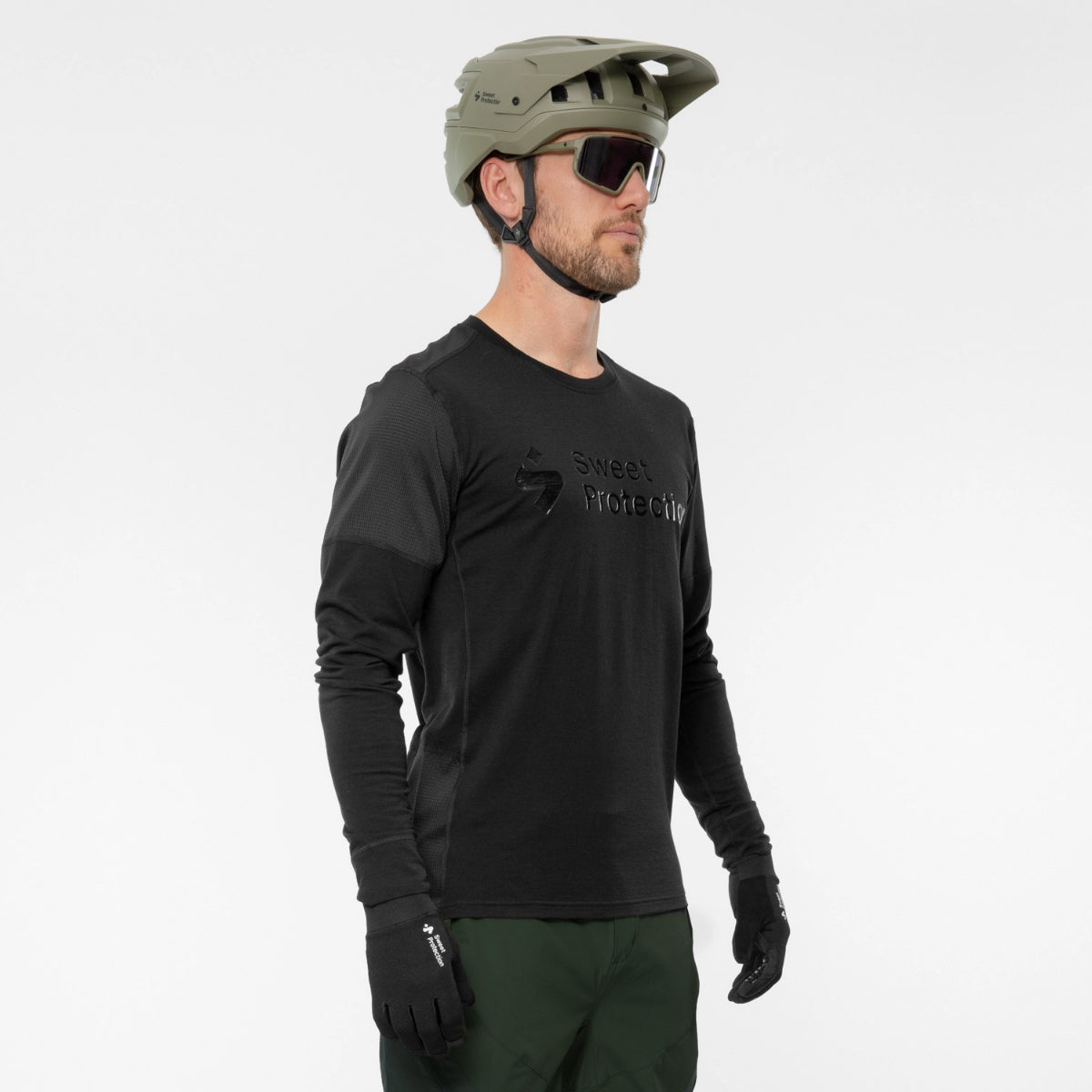 Sweet Protection - Men's Hunter Merino Hybrid LS Jersey - Black