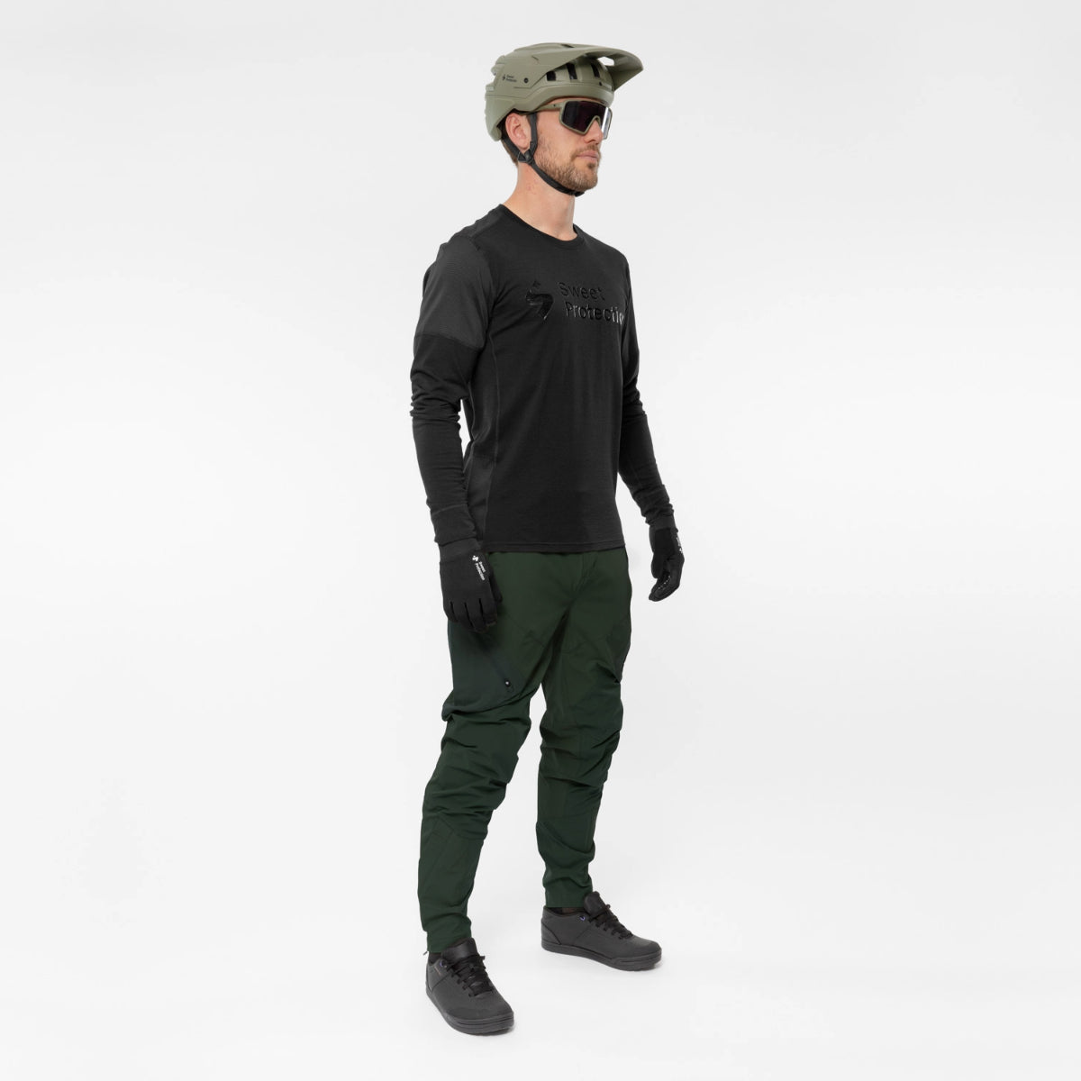 Sweet Protection - Men's Hunter Merino Hybrid LS Jersey - Black