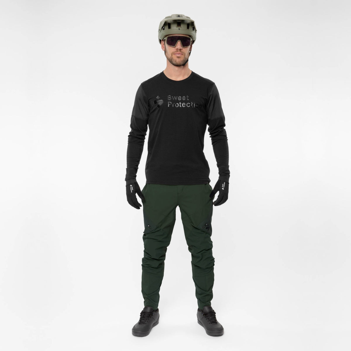 Sweet Protection - Men's Hunter Merino Hybrid LS Jersey - Black