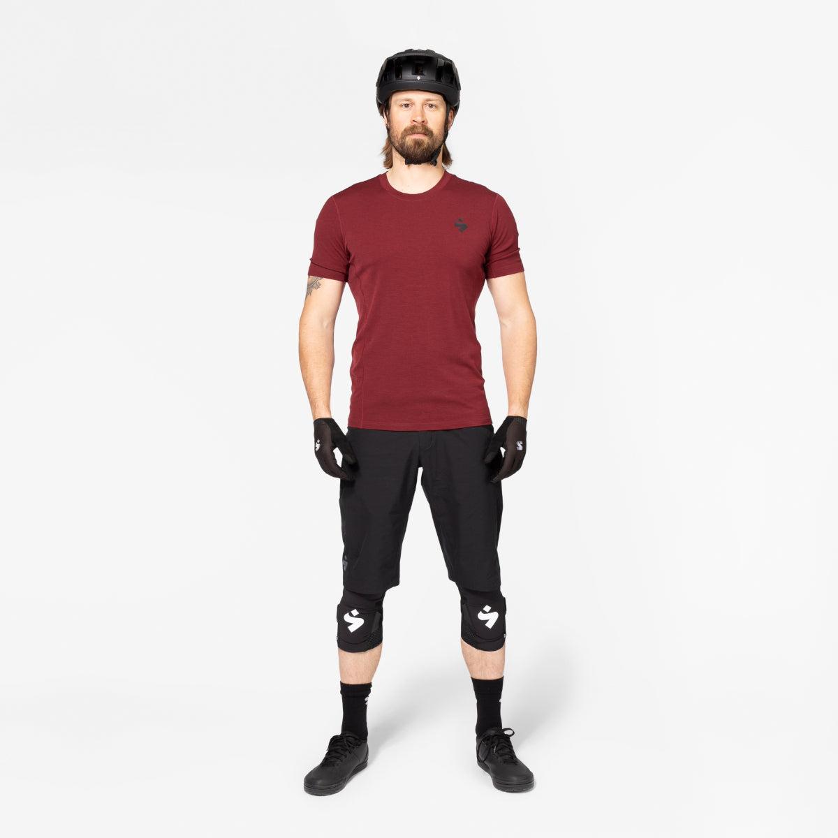 Sweet Protection - Men's Hunter Merino SS Jersey - Dark Red